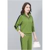 Fashion Women Half Zip Stand Collar Sportswear Suit Casual Spring Autumn Outdoor Sports Two Piece Tracksuit for Ladies