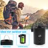 Portable Wireless Inflation Pump Outdoor Mini Air Pump with Digital Power Display and LED for Camping Vacuum Bag Air Cushion NEW