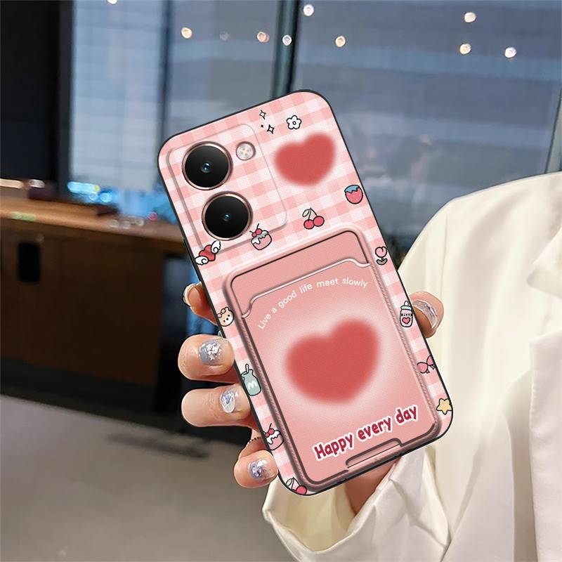 Graffiti Waterproof Phone Case For Realme P3 Ultra 5G Card Sleeve Anti-dust Card Slot Back Cover Cover Anti-knock Cute
