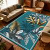 Light Luxury Plant Style Living Room Carpet Bedroom Lounge Large Area Decoration Rugs Home Non-slip Washable Door Mat Outdoor