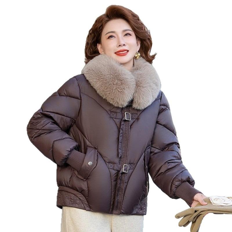 New winter new down cotton-padded jacket short loose cotton-padded jacket sweater collar thickened cotton-padded jacket