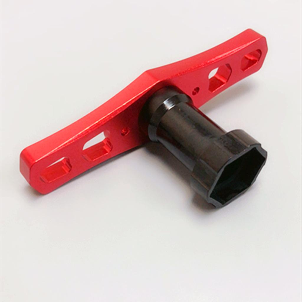 17mm Red Hex Socket Tire Combiner for Model Cars