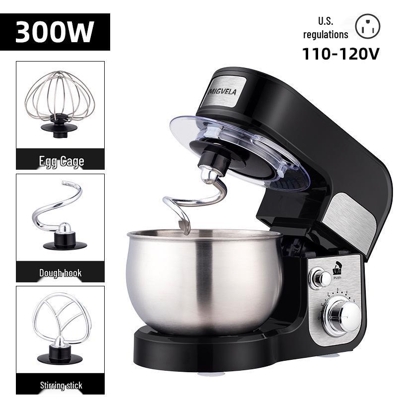 US & European Multifunction Stand Mixer: Automatic Dough Mixer, Egg Beater, Blender for Home Use