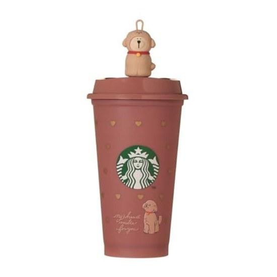 STARBUCKS Staba Valentine 2026 Color Changing Reusable Cup 473ml + Dedicated Drink Hole Cap Bearista Set VT2026