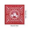 12Pcs/Pack Cotton Outdoor Street Dance Enthusiasts Hot Girl Turbans Bandana Headscarf Traveling 55X55CM Taking Photo