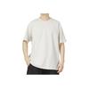 Nike Einfarbiges Rundhals-Pullover-T-Shirt mit kurzen Ärmeln, atmungsaktiv, Herren Oberteile, Weiß DO7393-030
