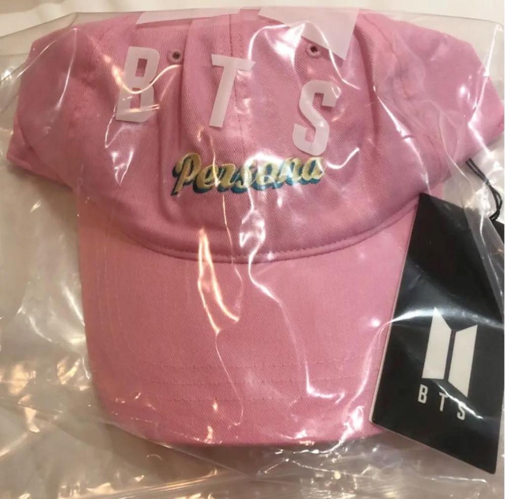 [USED] BTS Bangtan Boys Pop-up Store Official Merchandise Cap Pink
