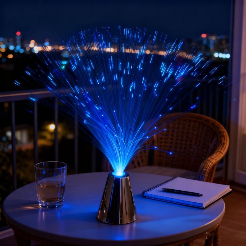 LED-Glasfaserlampe Mehrfarbiger Sternenhimmel für Feiertags-Hochzeits-Mittelstück Glasfaser-LED-Nachtbeleuchtung Dekorlampe