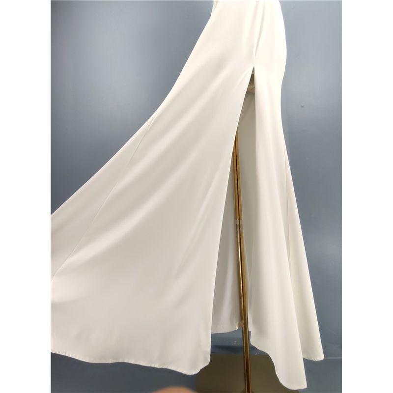 Foreign Trade Elegant Mesh Wrapped Chest High Dress Bow