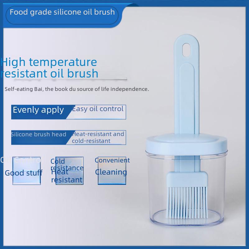 Japanese High Temperature Cooking Oil Brush Set for Kitchen, Grilling, Baking, and Pancakes