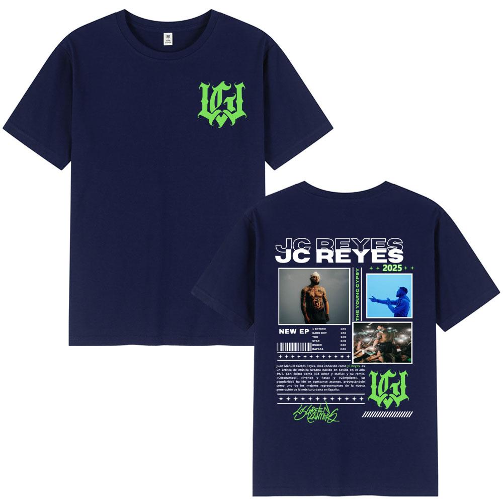 Rapper Jc Reyes Tour 2025 Graphic T Shirts Unisex Women Clothing Cotton Tshirts Oversized Summer Short Sleeves Loose Tee Shirts