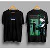 2026 Summer Jujutsu Kaisen Gojo Satoru Double Sided Print Unisex Oversized  Short Sleeve Purple Anime Effect Japanese Tshirt