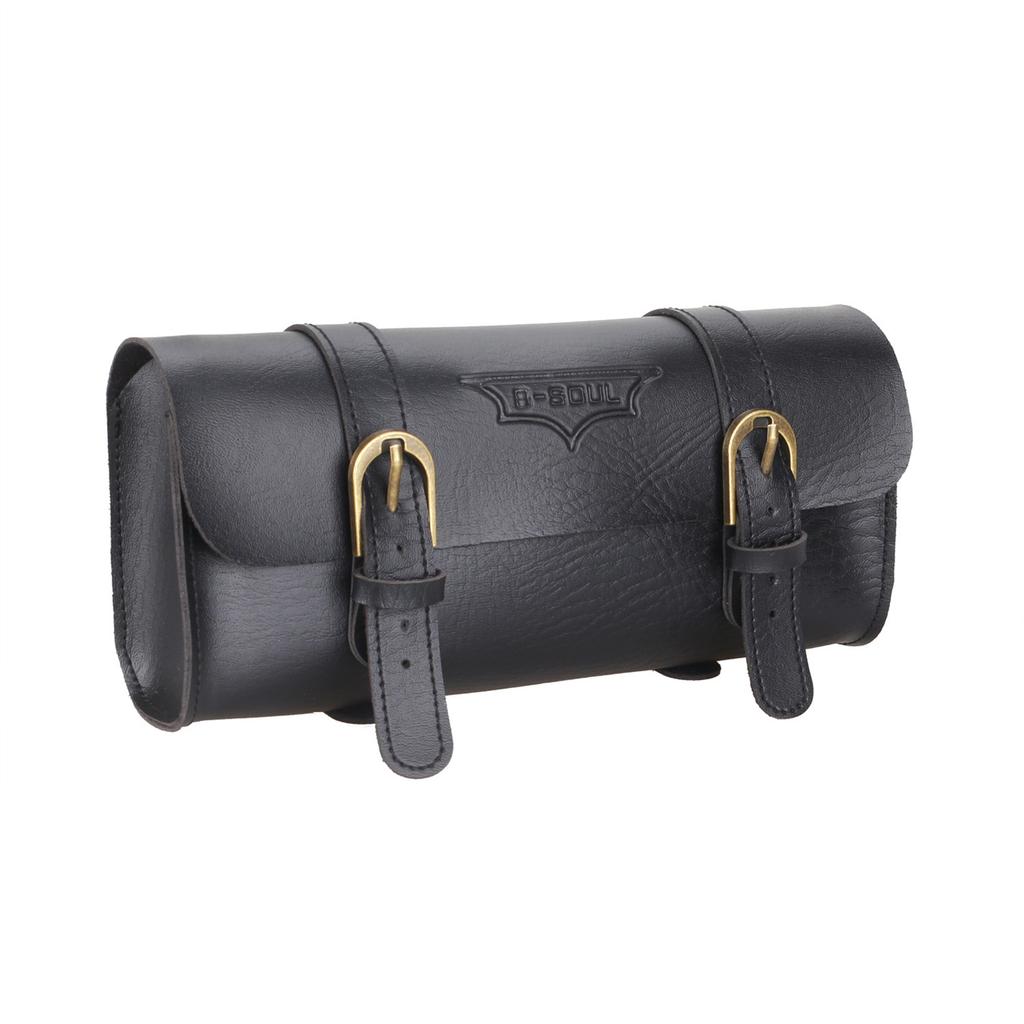 Synthetic Leather Bike Handlebar Bags Vintage  Handlebar Bag  Front Frame Bag Bike Pouch Storage Bags