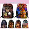 Vibrant Five Nights At Freddy's Backpack With Anime Pattern For Kids And Students