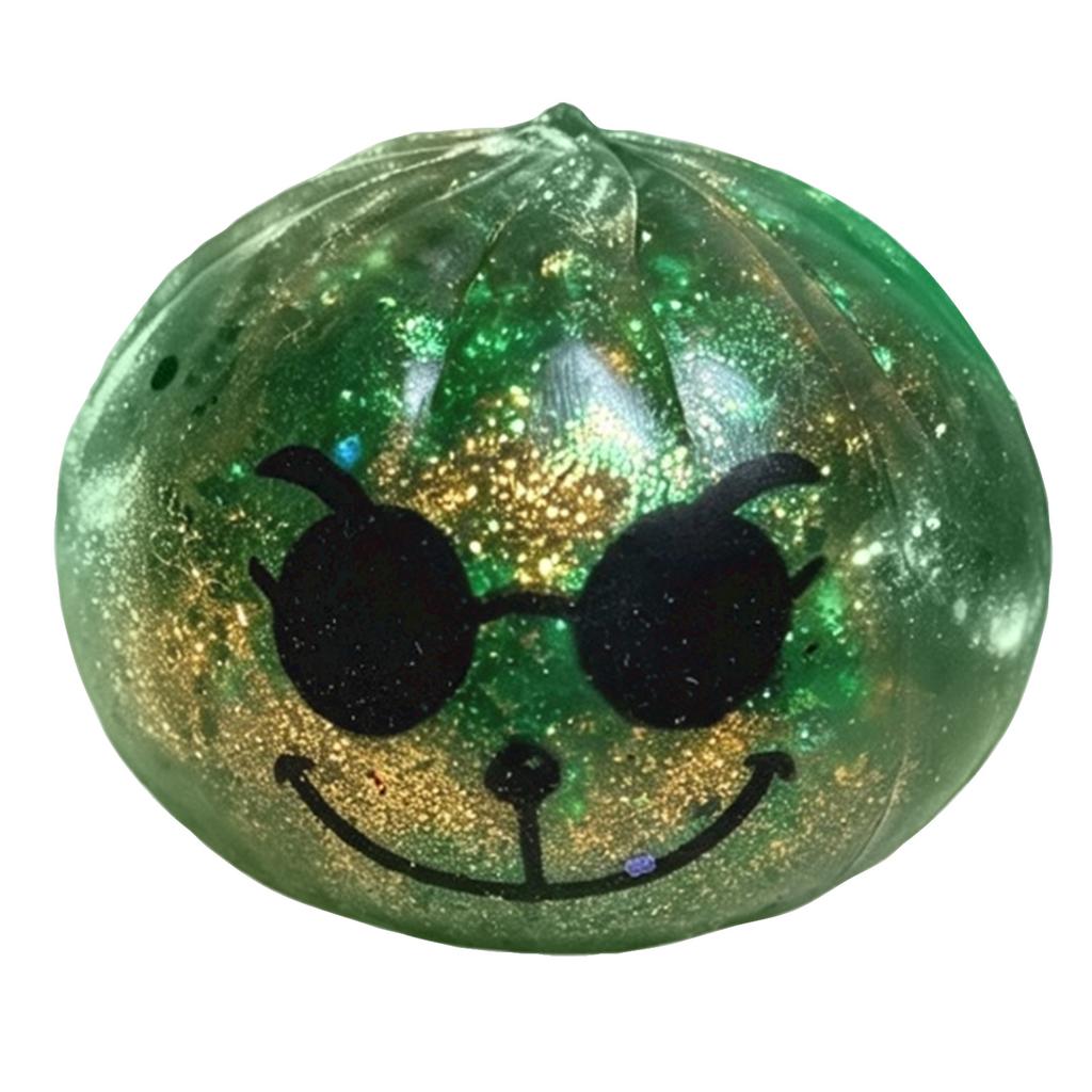 8.5cm Green Bun Toy, Cute Soft Sensory Toy, Without Steamer
