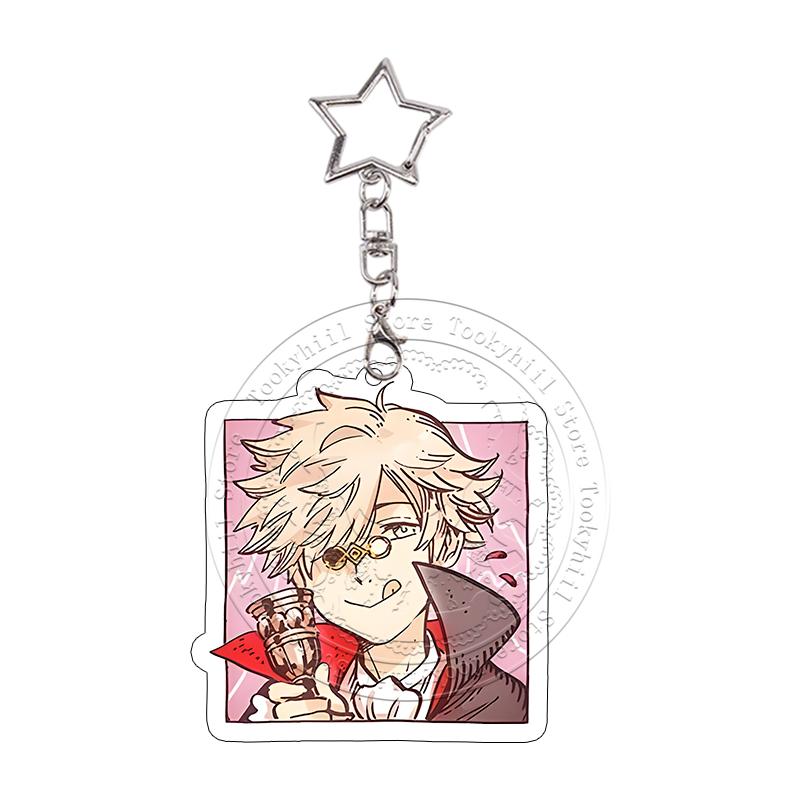 Heksenhoed Atelier Cartoon Acryl Sleutelhanger Kawaii Student Gagaga Qifrey Prachtige Sleutelhanger Karakters Hanger Verjaardagscadeau