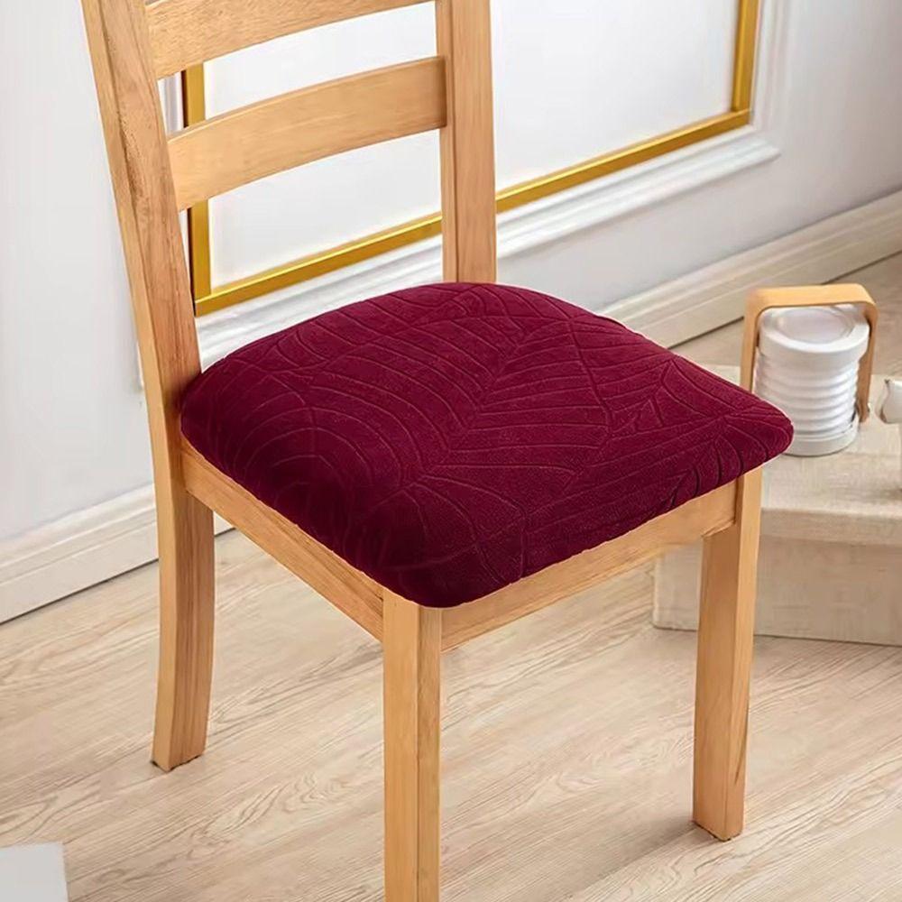 Waterproof Jacquard Chair Sleeve Stretch Seat Cushion Covers Stool Cover