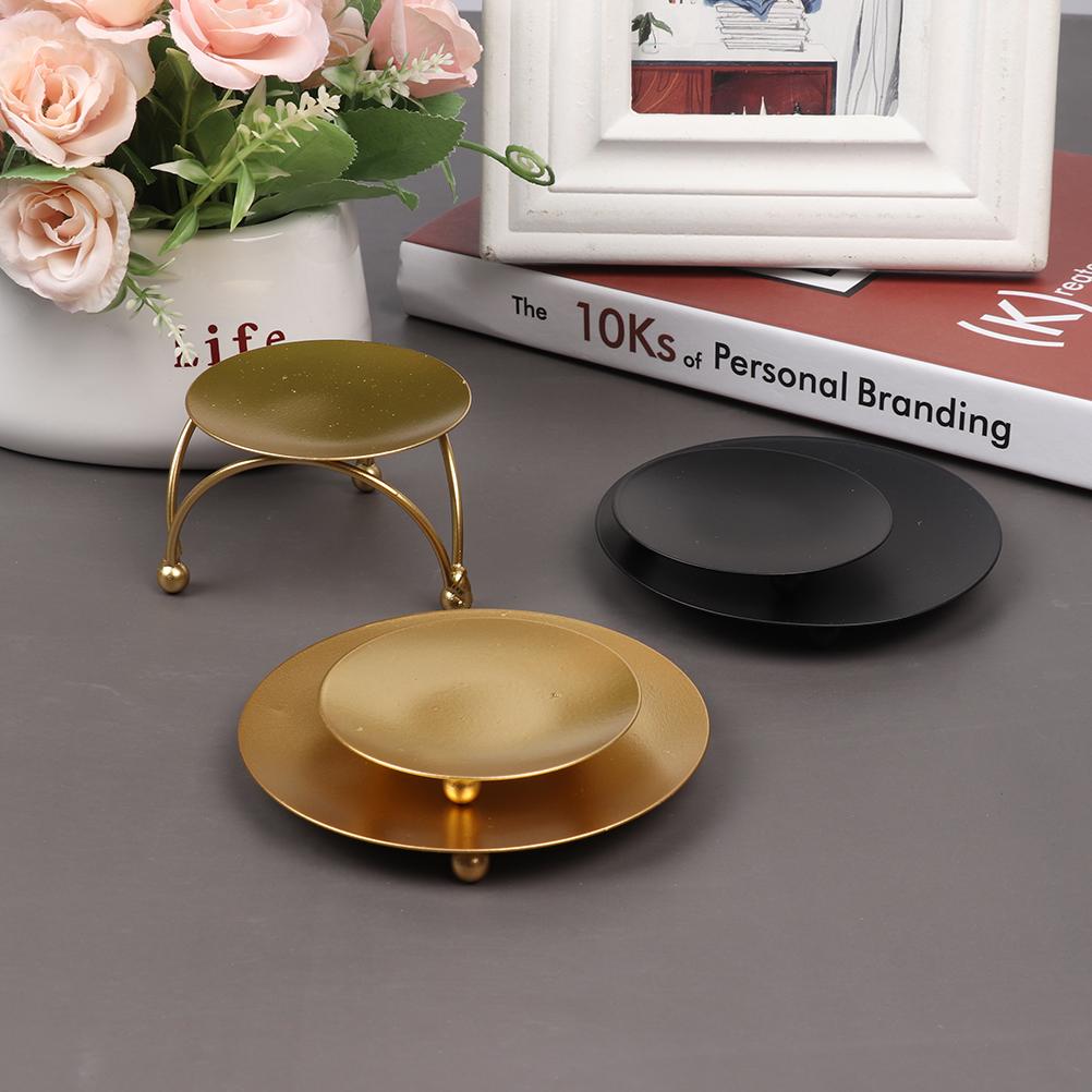 Nordic Gold Iron Art Candlestick Creative Candle Cup Table Decor Candle Holder
