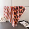 Leopard Printed Luxury 70cm Square Silk Women's Scarf Satin Scarves Daily Outfits Shawl Designer Headband Hijab Bandana Wrap