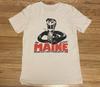 Vtg The Maine Band Musiktour Baumwolle Weiß Alle Größen T-Shirt Für Männer L86
