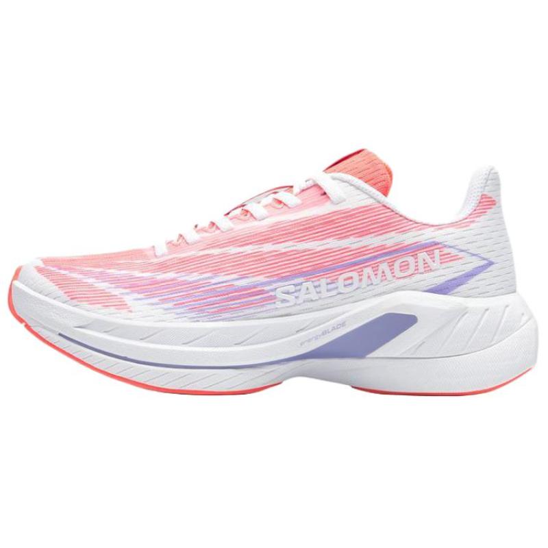 SALOMON SPECTUR 2 Anti Slip Wear Resistant Low Top Casual Running Shoes Women's White Pink Sneakers 478129