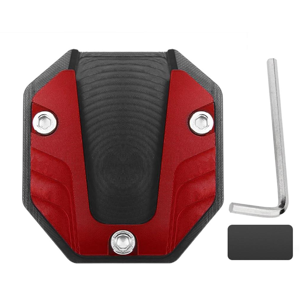 Motorcycle Kickstand Pad, Motorcycle Kickstand Plate - Bike Kickstand Plate Anti-Slip Side Stand Extension