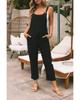 Azura Exchange Button Straps Pocketed Cropped Jumpsuit