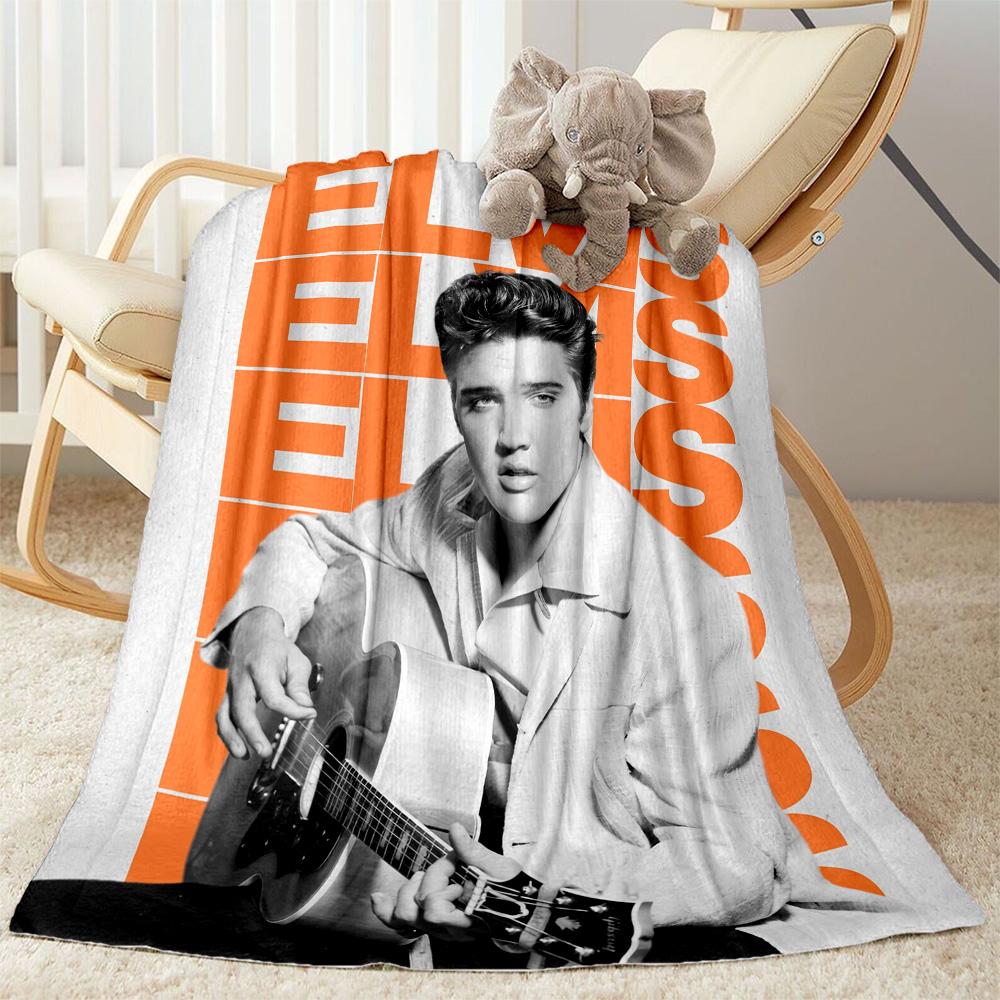 Elvis Presley Performance Blanket Durable Comfort Perfect for Sofa Livingroom Office for All Occasions Modern Birthday Christmas Gift Blanket