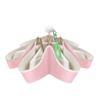 Small and Cute Wind Sunscreen Umbrella UV Protection Sun Umbrella Color Glue Fabric Portable Folding Parasol Rain and Shine