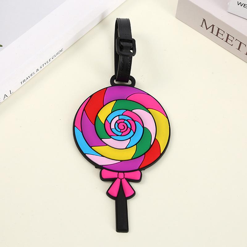 Cartoon Animal Silicone Luggage Tags Creative Cute Luggage Tag Suitcase Tag Anti Loss Hanging Small Pendant Travel Accessories