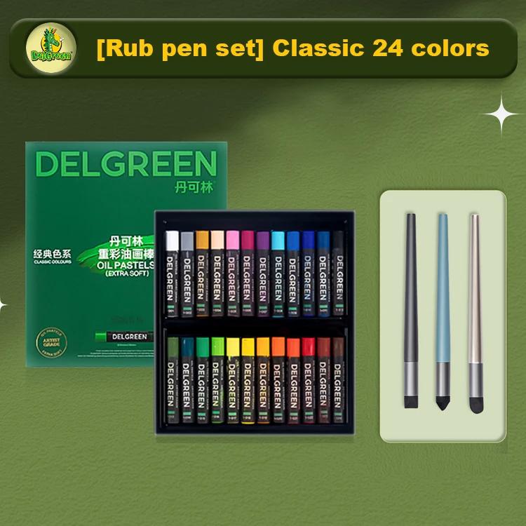 24/36/48/72 Colors Oil Painting Stick Set Heavy Color Ultra Soft Oil Pastel Children DIY Various Painting Style Art Supplies