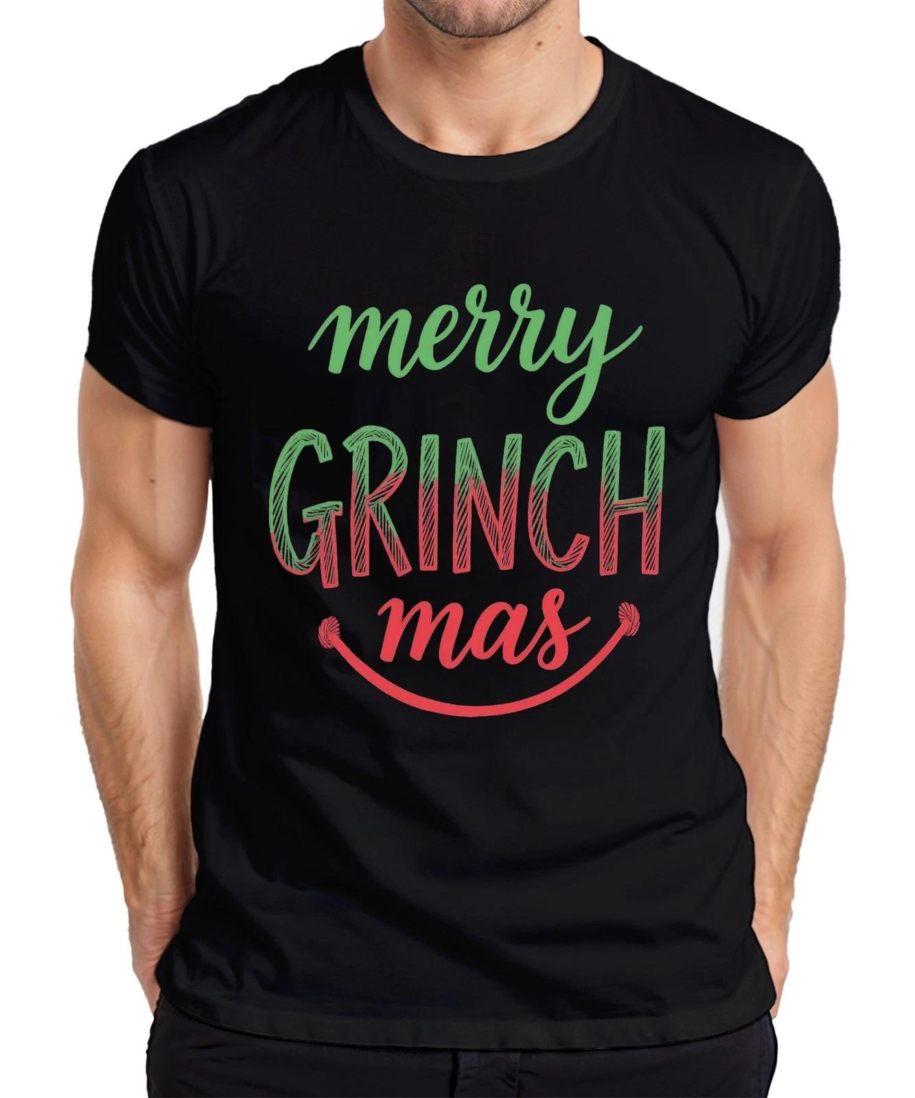 merry GRINCH mas Weihnachten Lustig Grinch Geschenk Familie Spaß Herren T-Shirt XXL