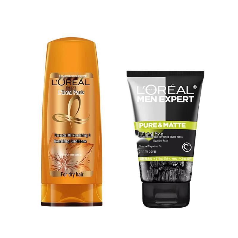 L Oréal Men s Oil Control Cleanser & Conditioner Set