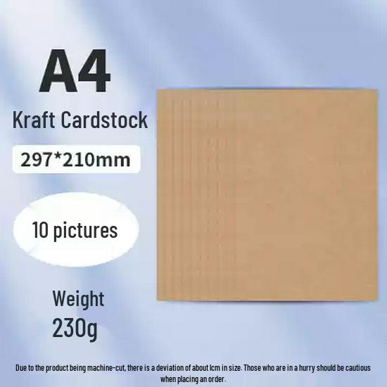 230g A4 Thickened Hard Cardstock for Children s Crafts - Black, White, and Colored Options Available