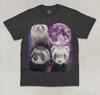 Three Ferrets Moon T-Shirt Funny Cute Animal Moon Meme Graphic Unisex Shirt