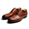 Fashion New Formal Oxfords Leather Shoes For Mens Top Layer Cowhide Leather Formal Business Party Fashion Handmade Shoes High Quality