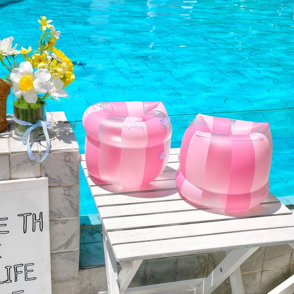 Aufblasbare Poolliege Schwimm-Armring Schwimmbad Schwimmtiere Sommer Wasser Schwimmring Aufblasbare Pool-Schwimmhilfe Armbänder