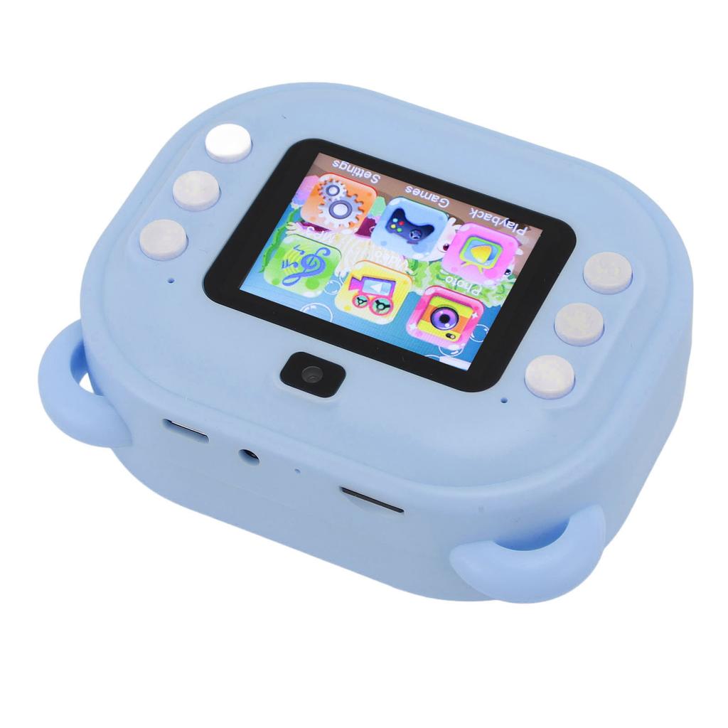 Print Camera for Kids 24MP 1080P 2 Inch HD Screen Dual Lens Camera Toy with 32GB Memory Card for Girls Boys Christmas Birthday Gift