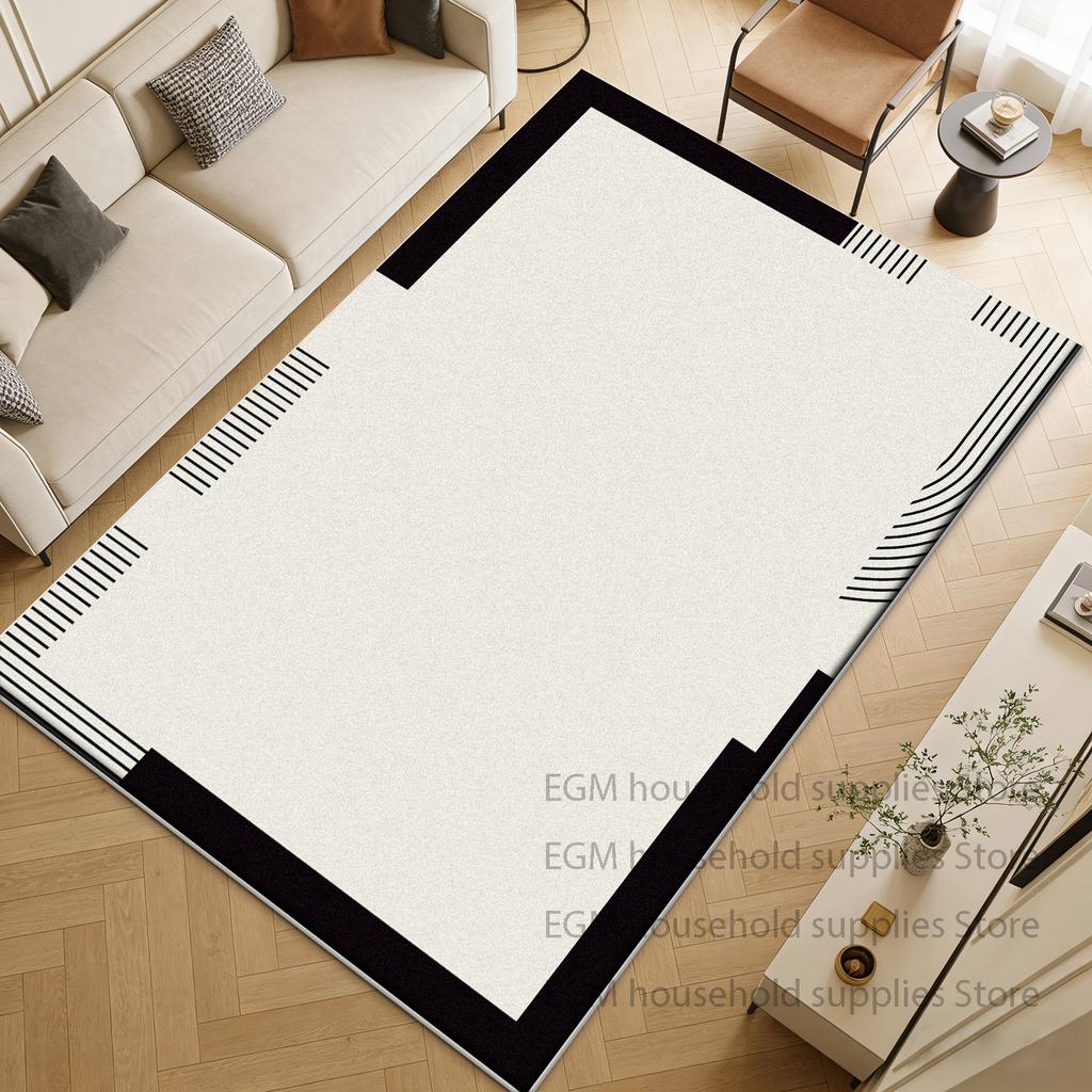 Modern Fashion Carpet Luxury Living Room Family Bedroom Play Geometric Customizable Rug Indoor Washable Non-slip Floor Mat Study