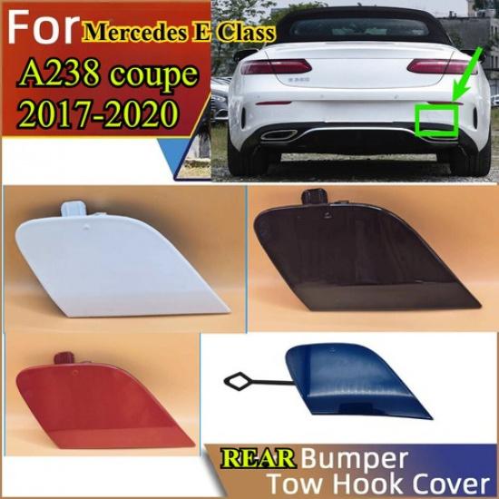 Rear Bumper Hook Tow Eye Cover for Mercedes E Class A238 coupe 2017-