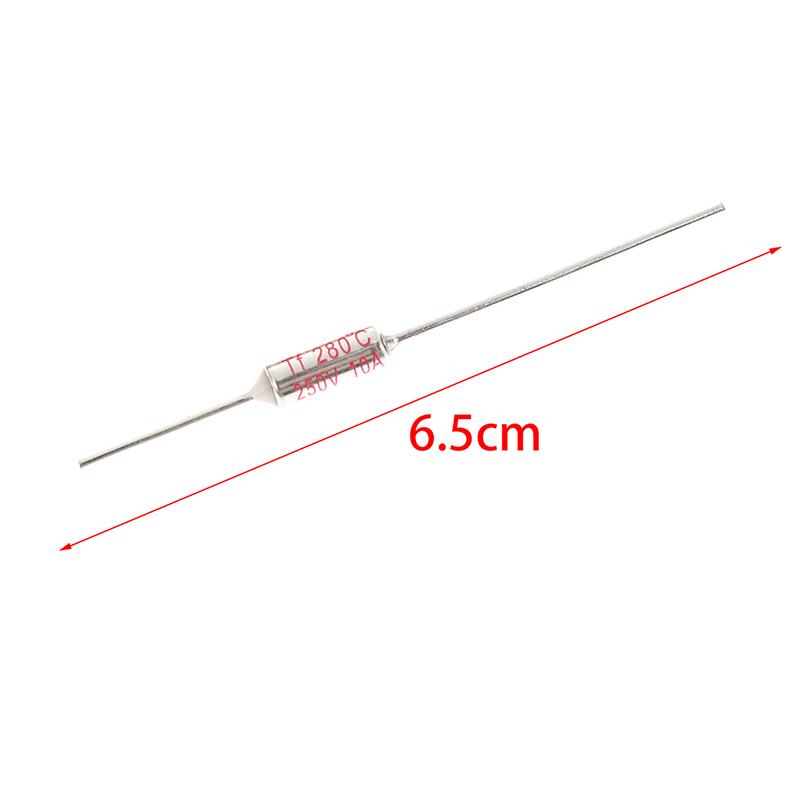 10 Stück Reiskocher Überhitzungssicherung Tf Thermosicherung Ry 10A 15A 250V Temperatur 72C 85C 95 110C 130C 135C 142C 145C 280C 285C 300C