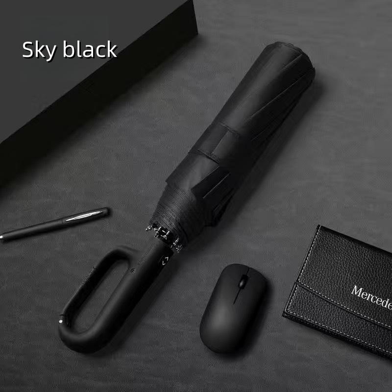 The strongest windproof travel umbrella smallstrong but light portableself-folding umbrella suitable for carsback