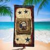 Independence Day Flag Beach Towel Retro Eagle Flag Beach Towel Digital Beach Towel