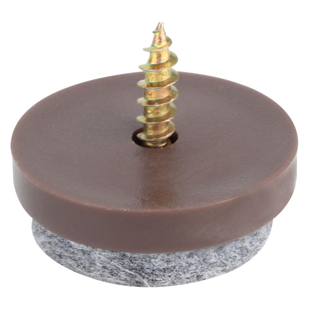50Pcs Furniture Feet Felt Nail Cabinet Table Sofa Chair Leg Non-Slip Pad Floor Protector(22mm )