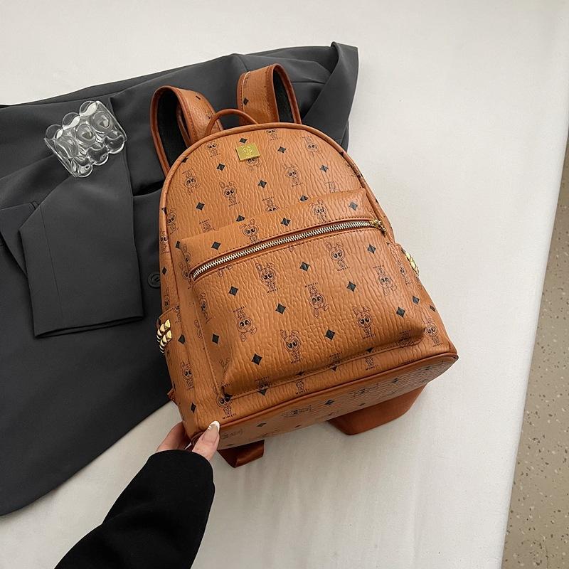 Premium sense retro versatile backpack women's new niche design student bag large capacity backpack