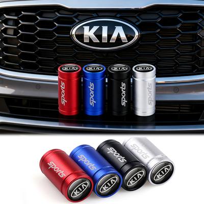 4Pcs Car Tire Valve Caps For Pegas Sorento Soul Cerato Sportage Optima Borrego K5 K3 RIO Ceed Auto Air Stem Cap Accessories