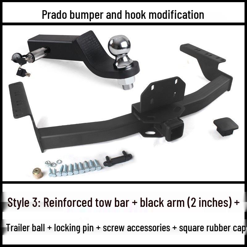 Prado Trailer Hitch: Compatible with 2700/4000 LC120/150 Rear Tow Bar Towing Hook