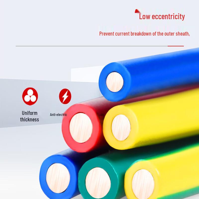 Kezhou 6mm² Single Strand Pure Copper Flame Retardant Electrical Wire