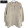 CLANE 13106-2112 Beige Colored Mohair Shaggy Cardigan Tops 2 beigeUsed