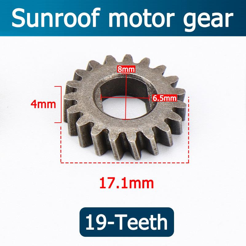 Quality Motor Gear 18/19-Teeth Bearing Steel Material Sunroof Motor Gear Repair Kit Easy Fixng for W203 W204 W211 Auto Car Parts